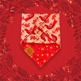 Limited Edition  Winterberry Robin Dog Bandana — Handmade in Australia
