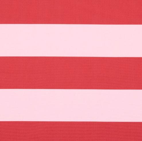 French Stripe Pink and Red water-resistant dog snood featuring bold red and soft pink stripes, handmade in Australia by Tinka & Co. Copy