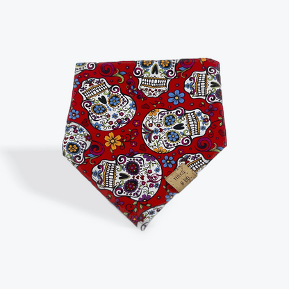 Red Skulls | Dog Bandana