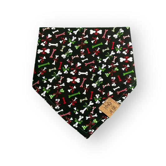 Dog Bones - Christmas Dog Bandana