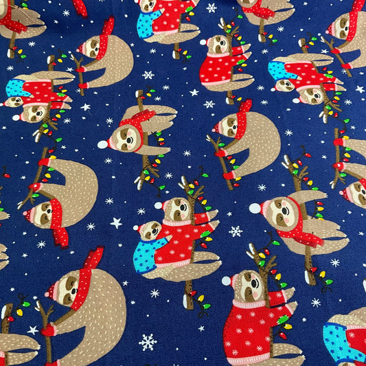 Slothing around | Christmas Dog Bandana