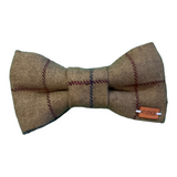 Mustard Wool Dapper Edit Dog Bow Tie — Handmade in Australia