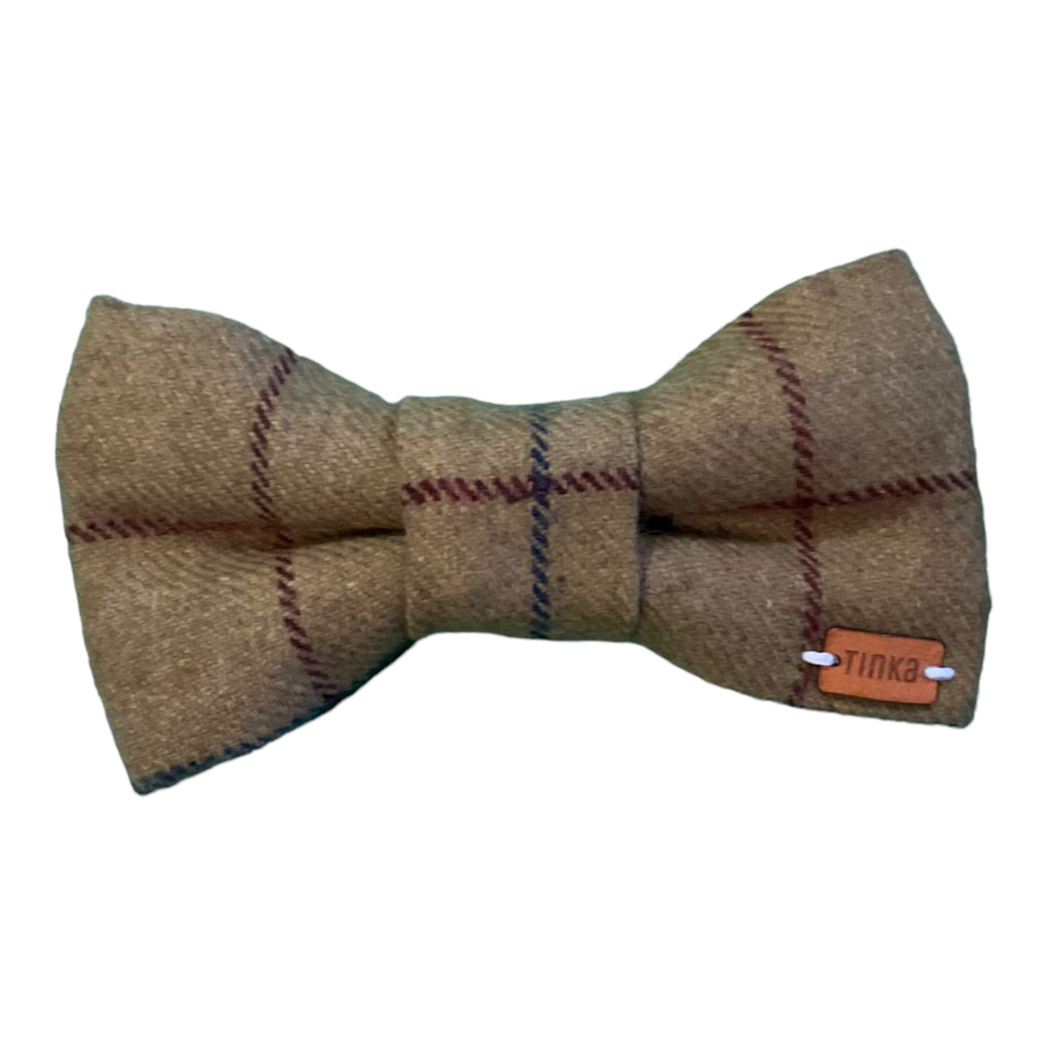 Mustard Wool Dapper Edit Dog Bow Tie — Handmade in Australia