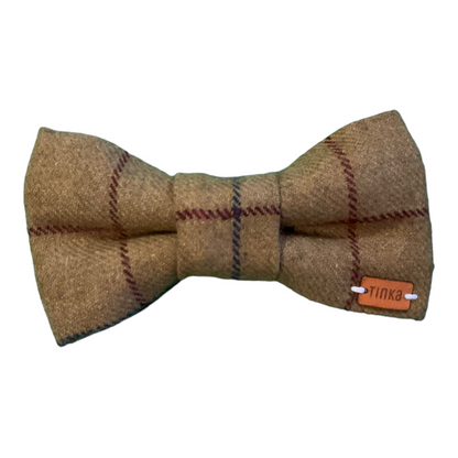 Mustard Wool - Premium Dog Bow-Ties
